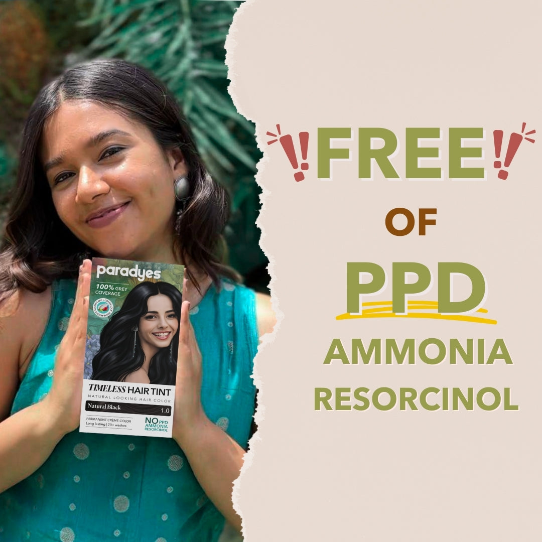 PPD-Free, Resorcinol-Free, and Ammonia-Free Hair Colors by Paradyes