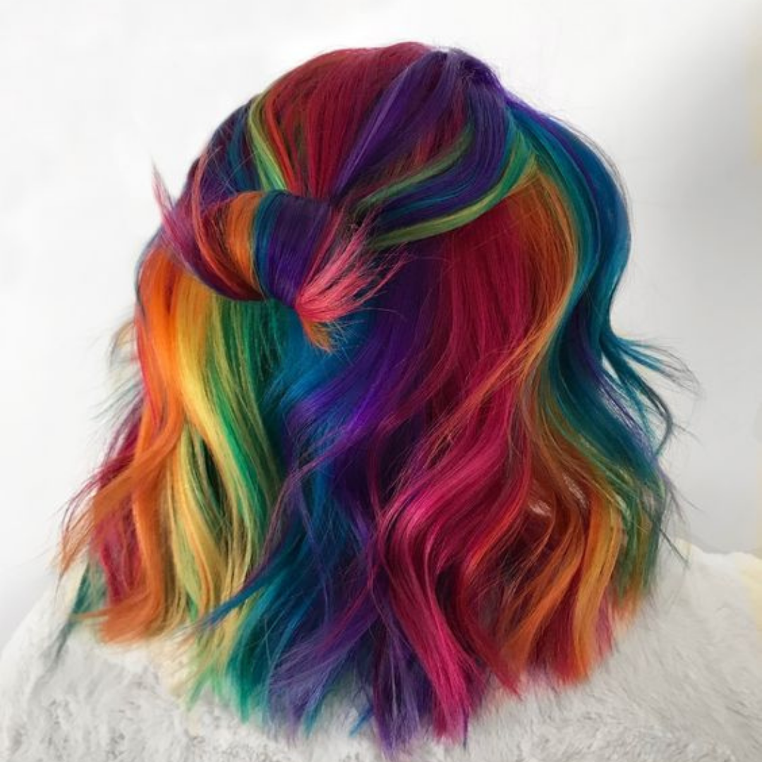 5 Hacks For Getting Rainbow Hair At Home