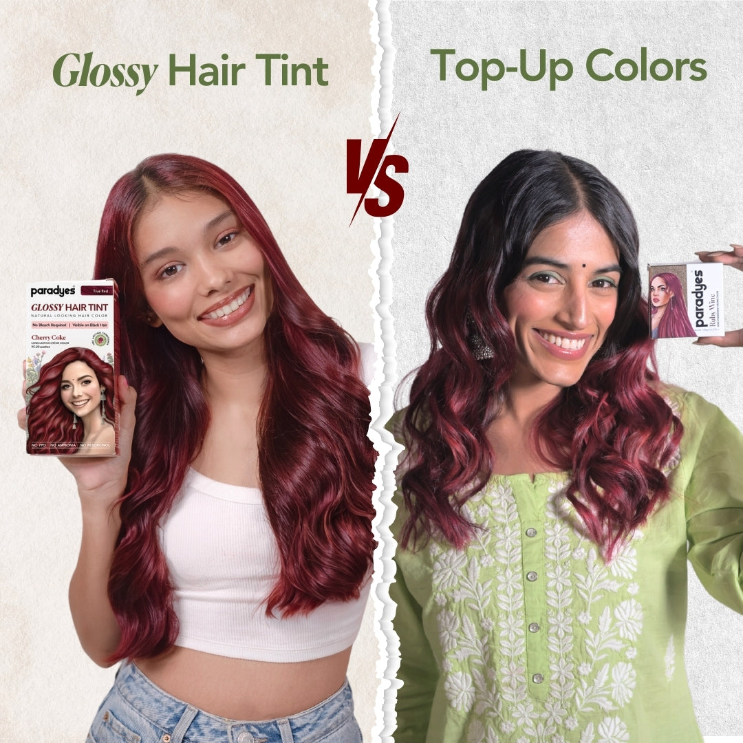 Transform Your Look: No-Bleach Tints vs. Top-Up Hair Colors