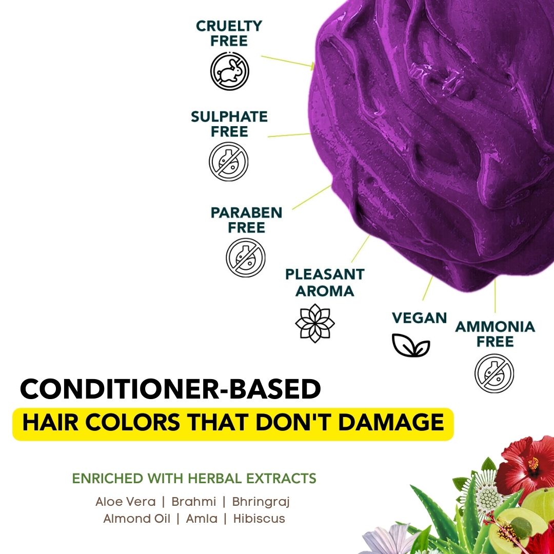 Amethyst Plum Semi-Permanent Hair Color