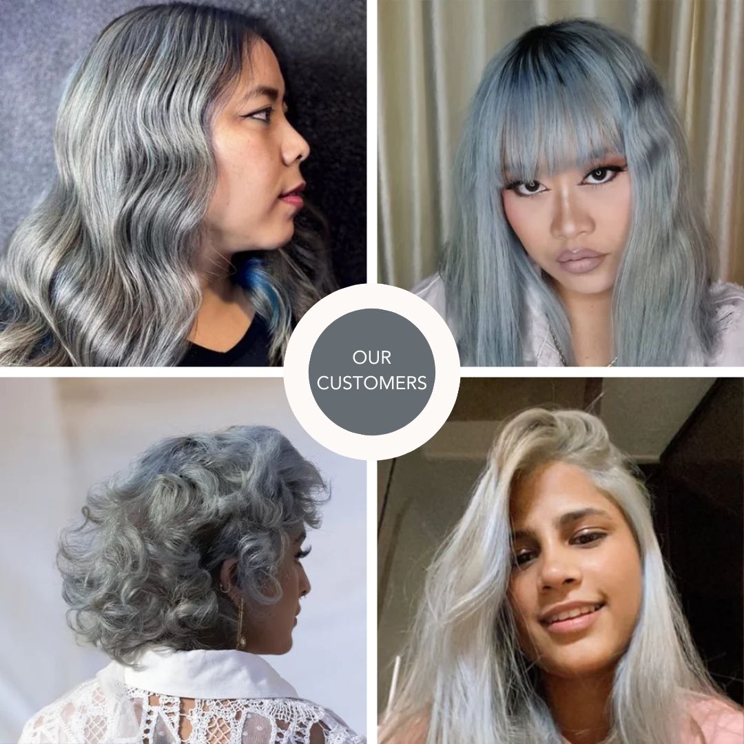 Moonstone Grey Semi-Permanent Hair Color