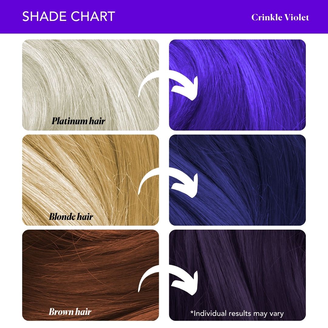 Crinkle Violet + Lighten Up! Bleach Pack