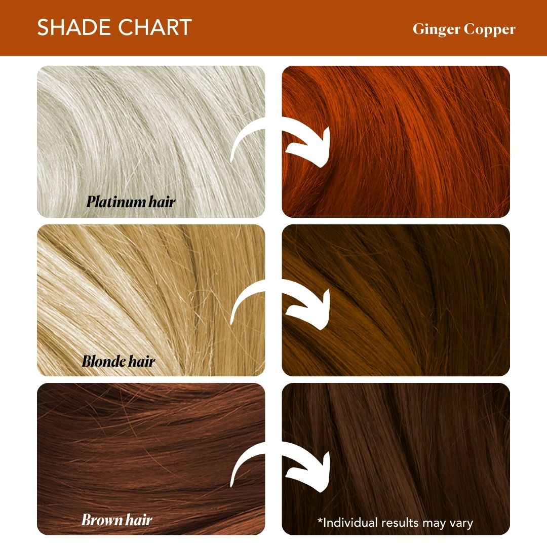 Ginger Copper Semi-Permanent Hair Color