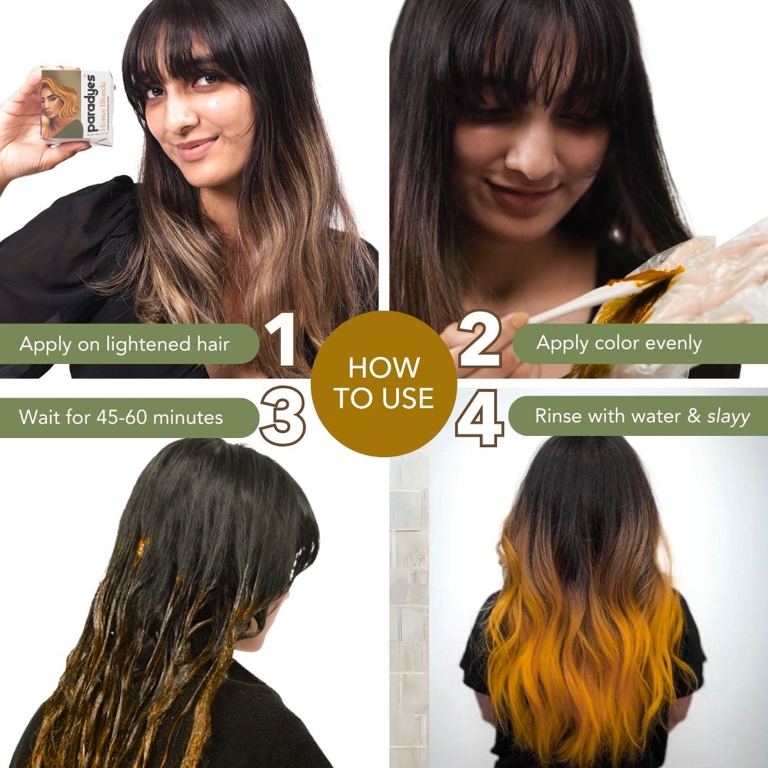 Honey Blonde Semi-Permanent Hair Color