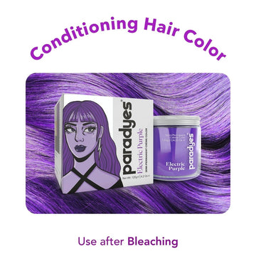 Electric Purple Semi-Permanent Hair Color