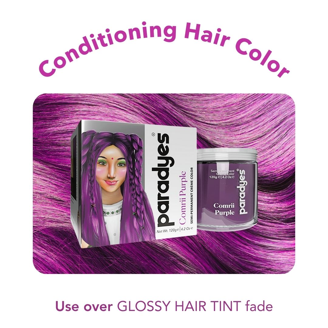 Comrii Purple Semi-Permanent Hair Color