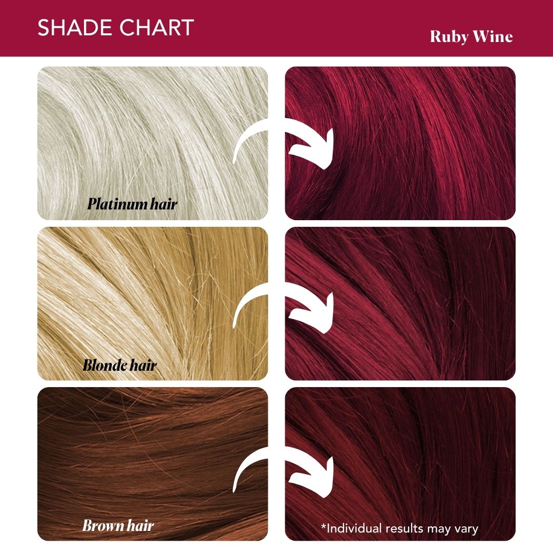 Ruby Wine + Lighten Up! Bleach Pack