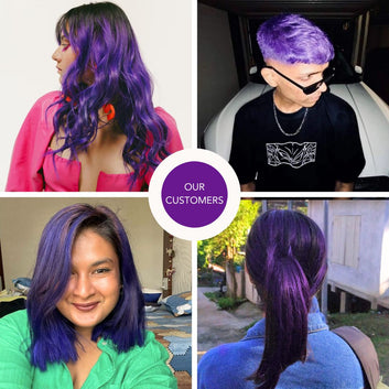 Electric Purple Semi-Permanent Hair Color