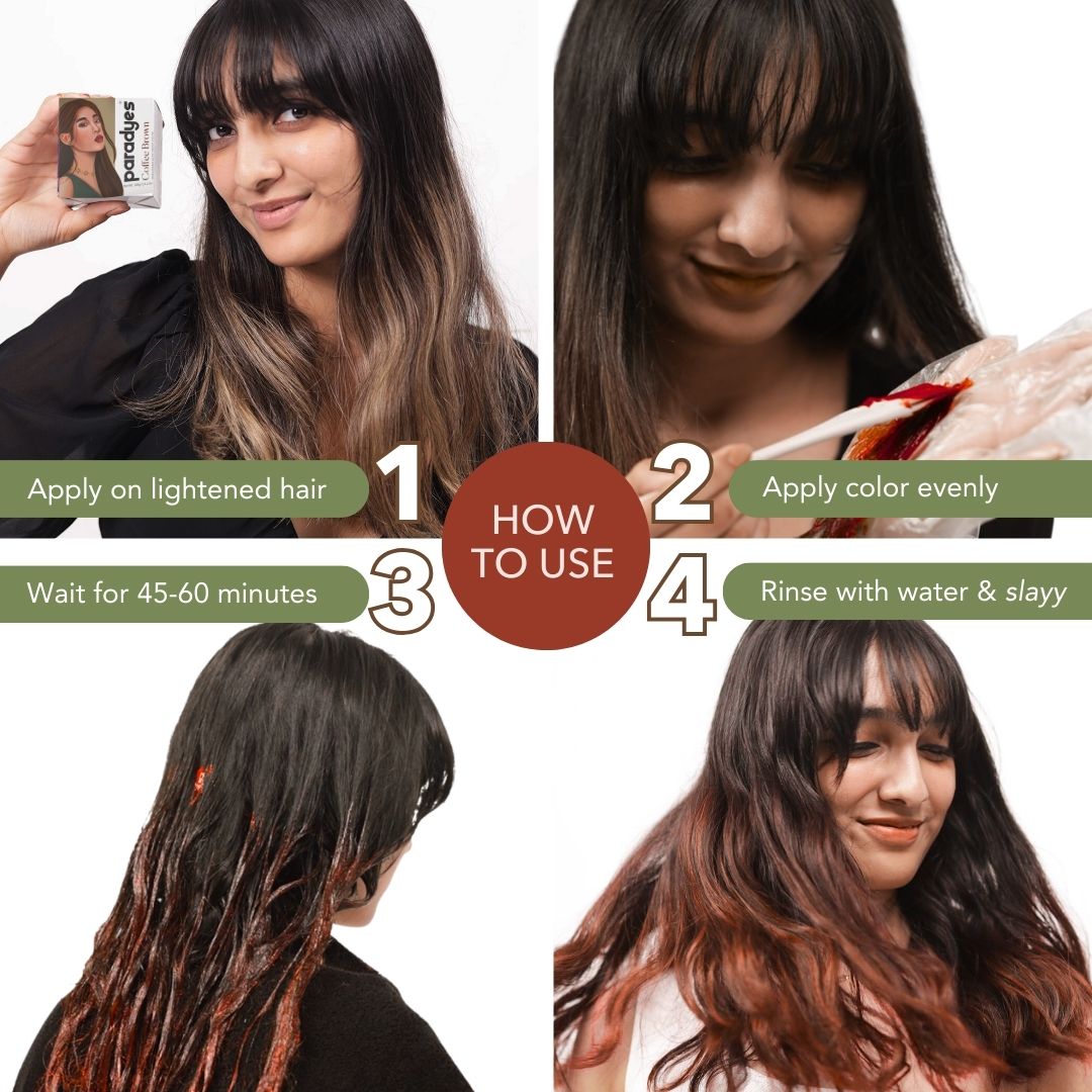 Coffee Brown Semi-Permanent Hair Color