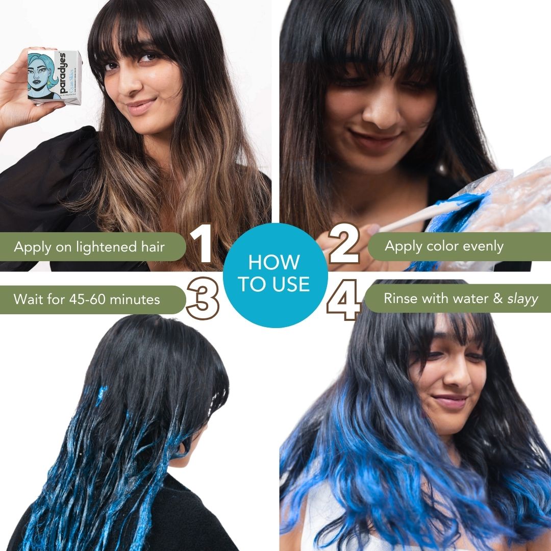 Cyan Skies Semi-Permanent Hair Color