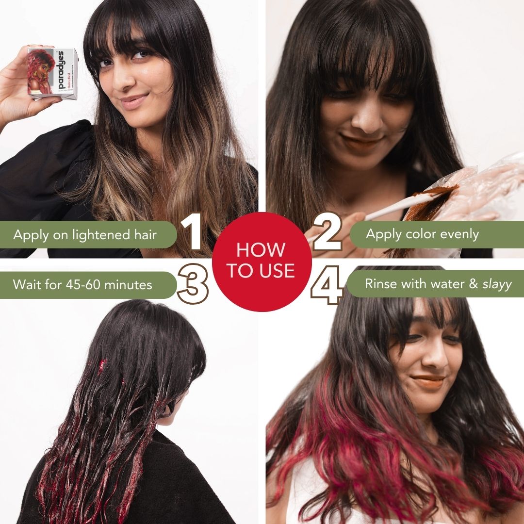 Rubra Red Semi-Permanent Hair Color