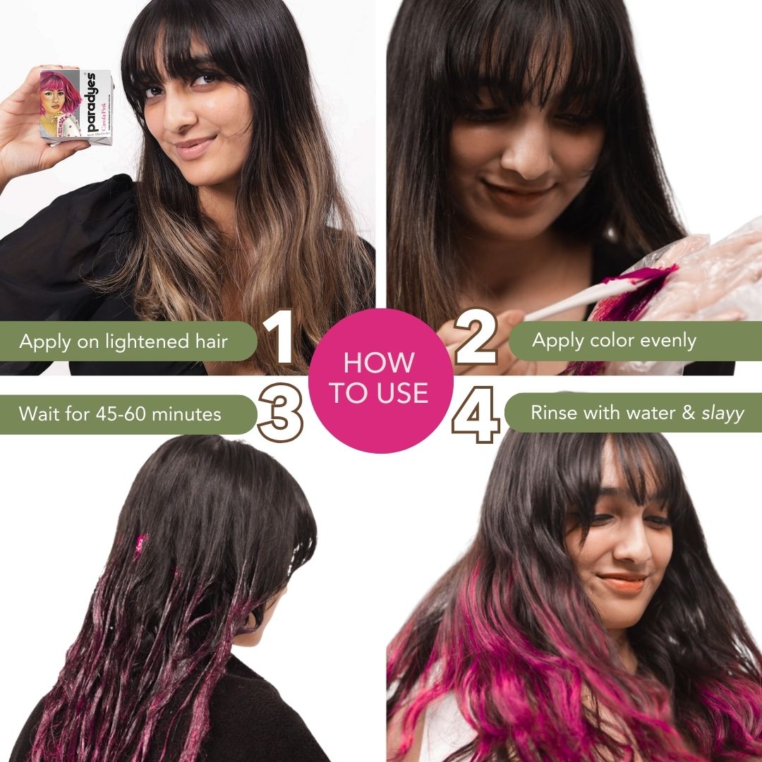 Carola Pink Semi-Permanent Hair Color