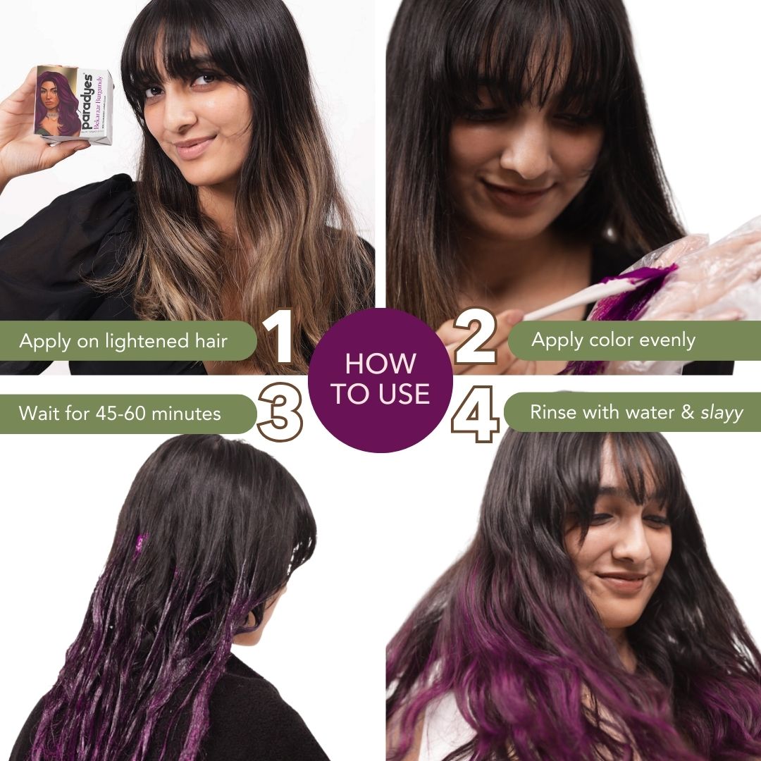 Bekaraar Burgundy Semi-Permanent Hair Color