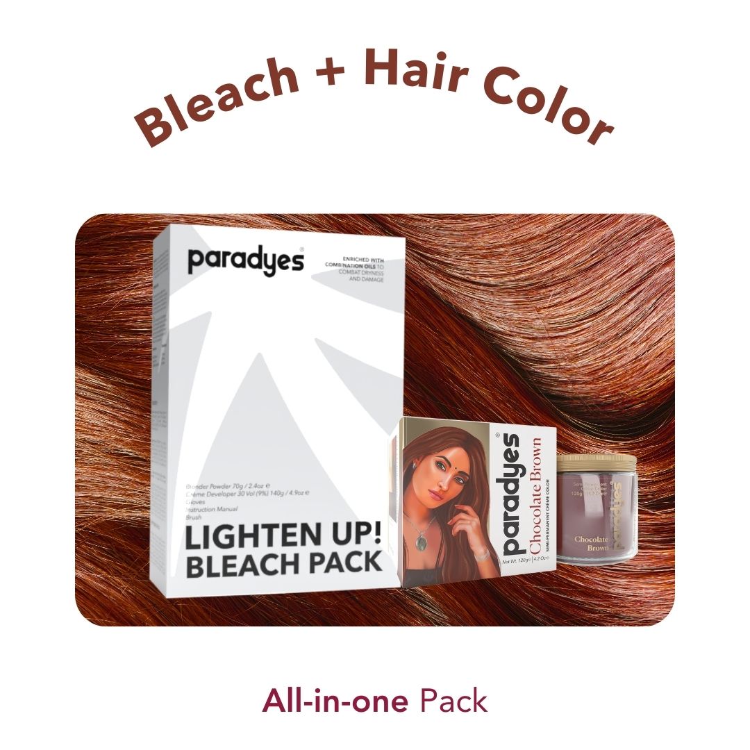 Chocolate Brown + Lighten Up! Bleach Pack