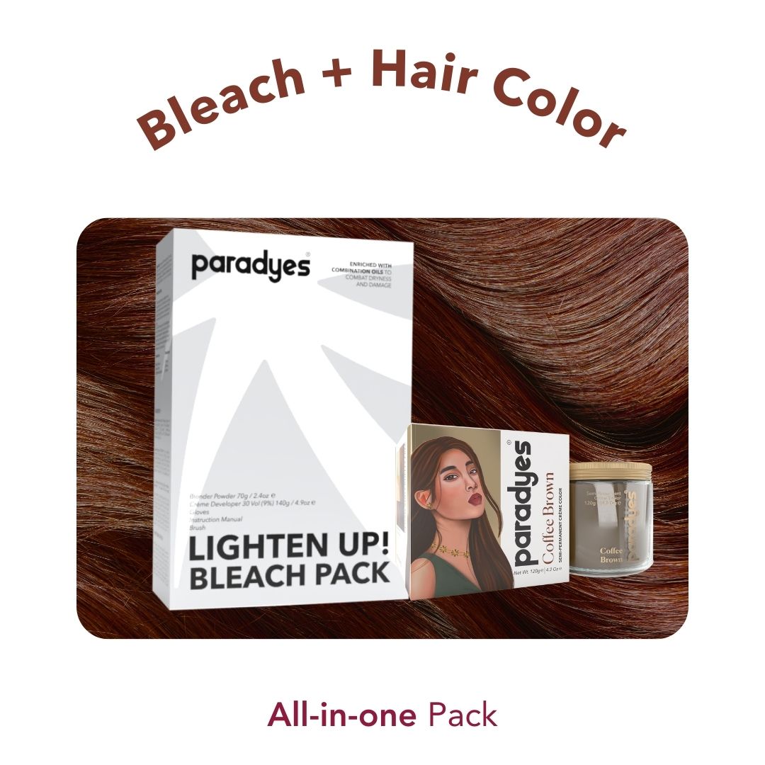 Coffee Brown + Lighten Up! Bleach Pack