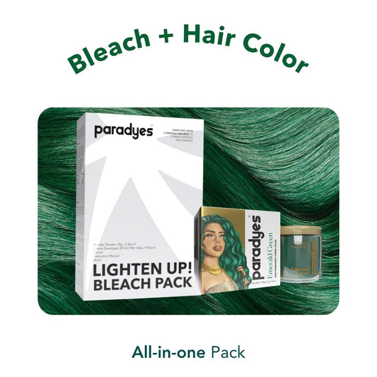 Emerald Green + Lighten Up! Bleach Pack