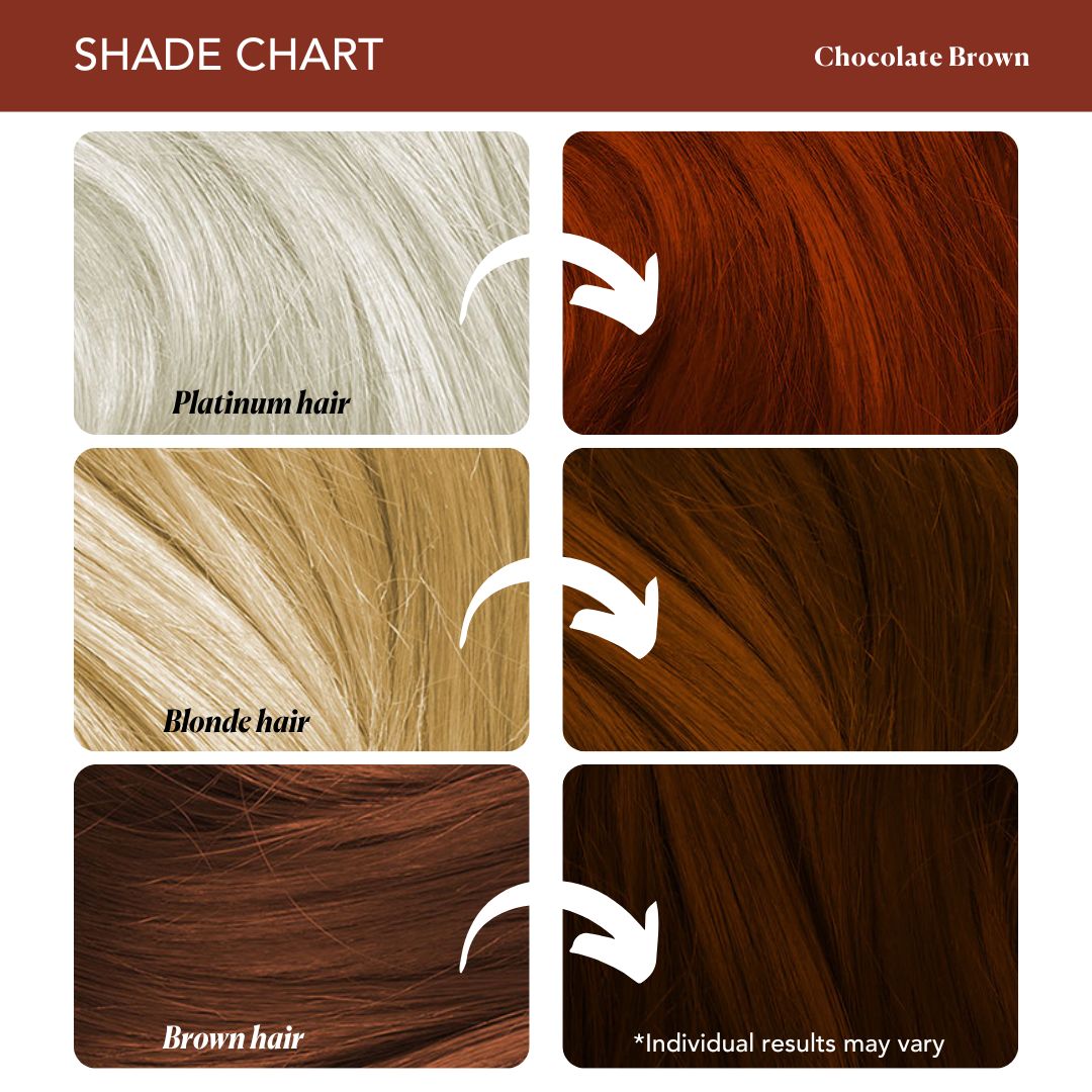 Chocolate Brown Semi-Permanent Hair Color