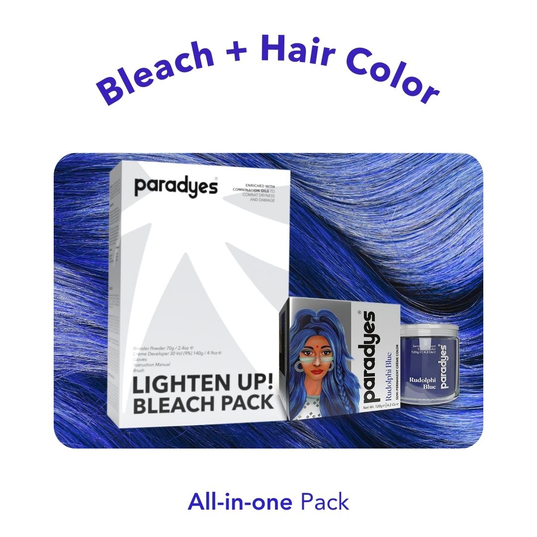 Rudolphi Blue + Lighten Up! Bleach Pack