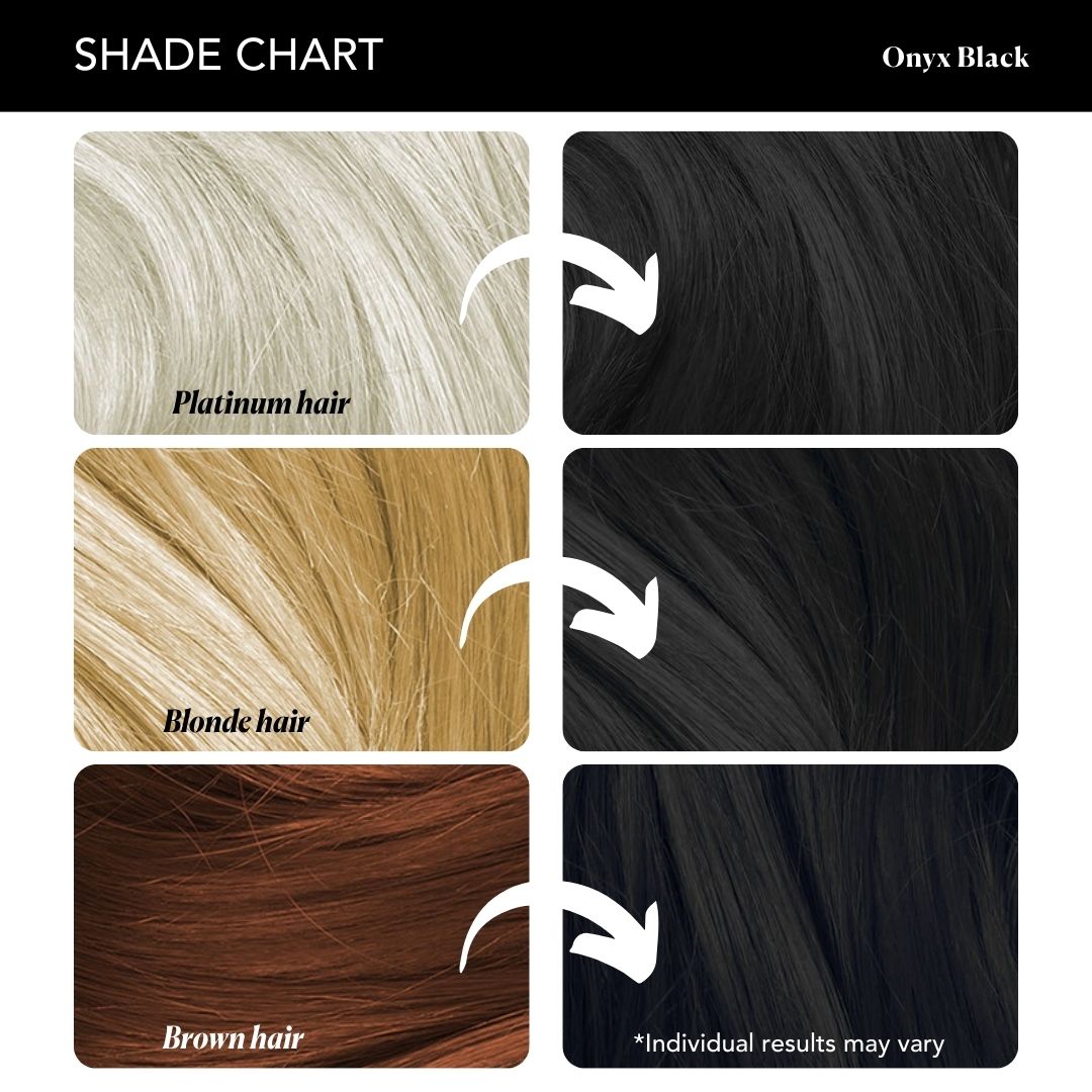 Onyx Black Semi-Permanent Hair Color