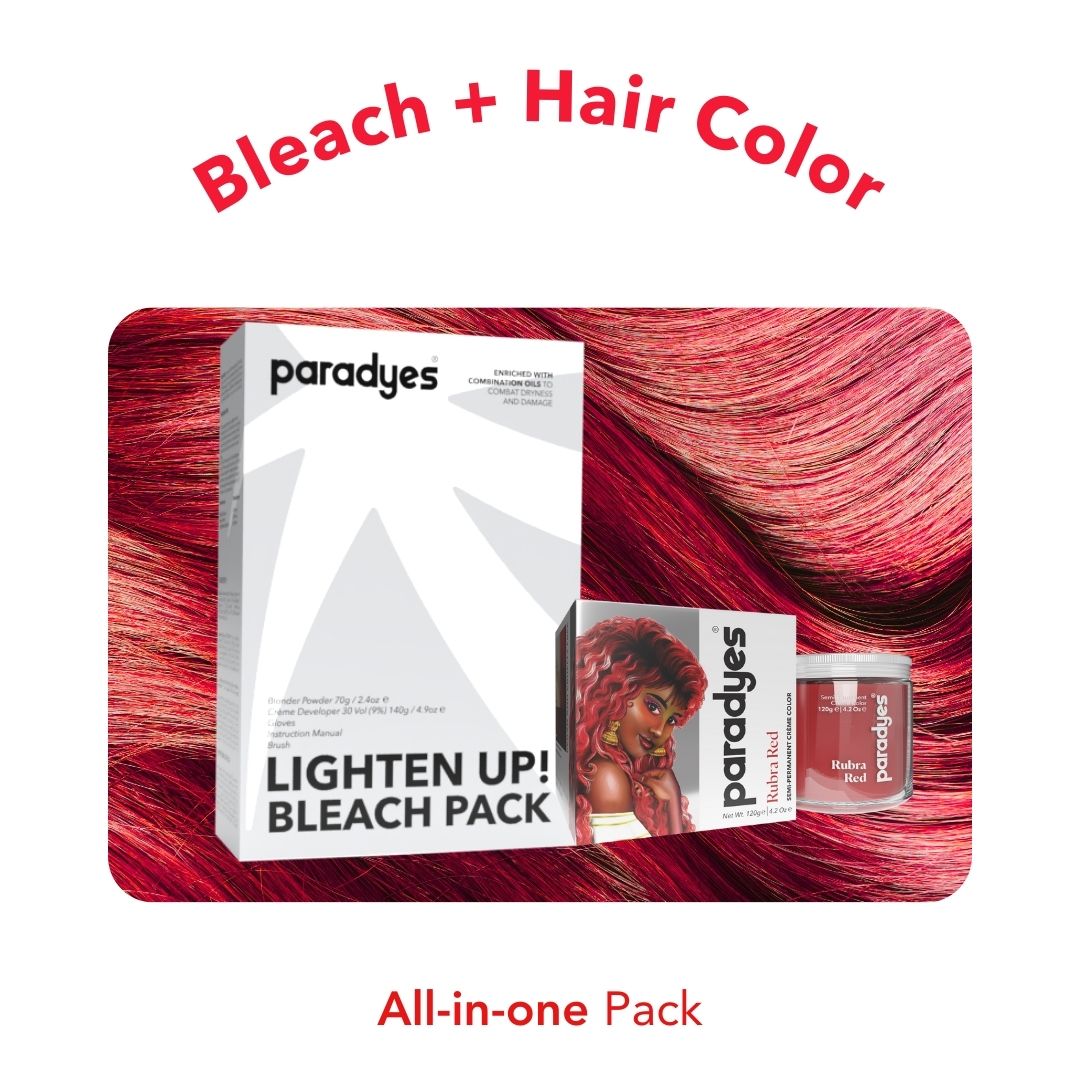 Rubra Red + Lighten Up! Bleach Pack