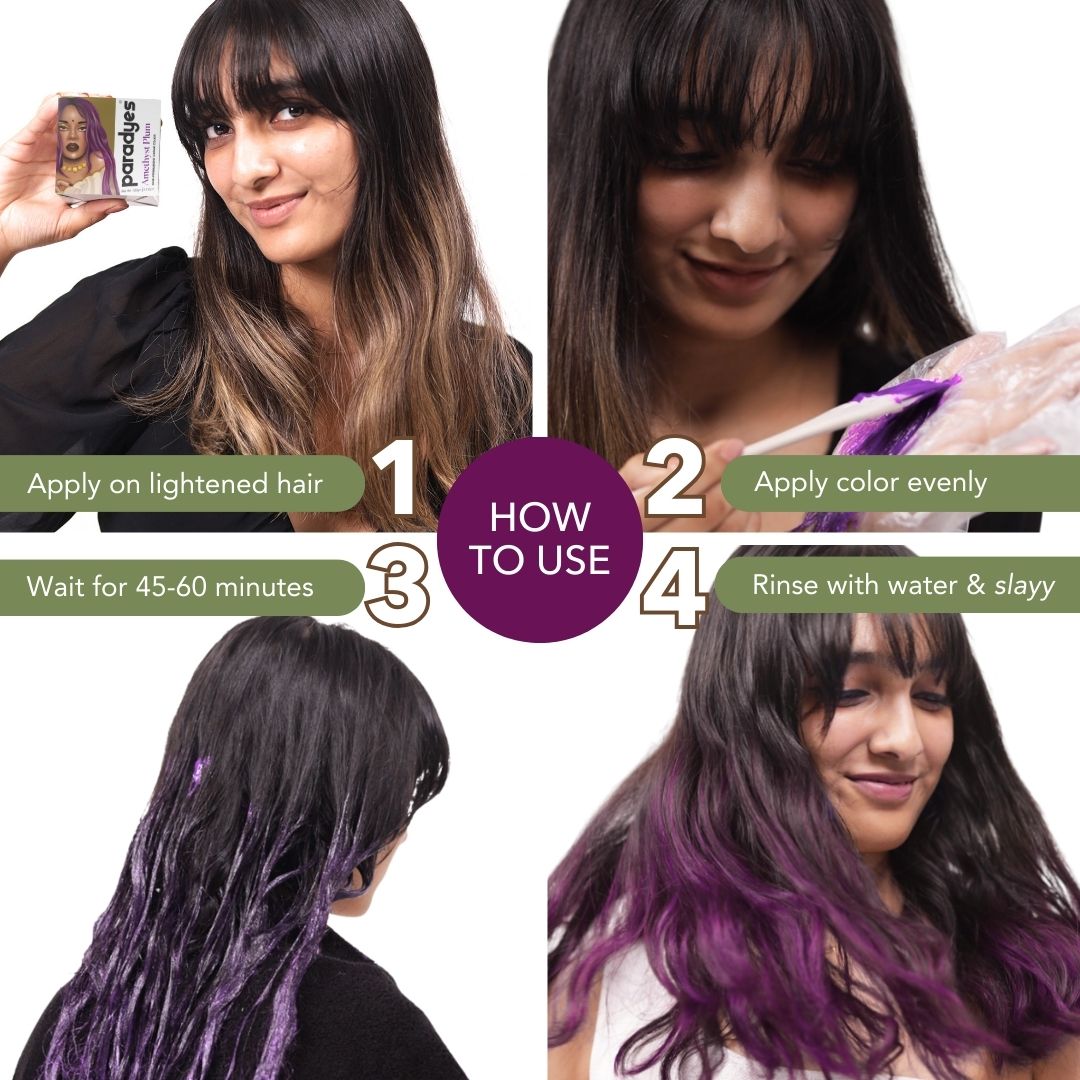 Amethyst Plum Semi-Permanent Hair Color