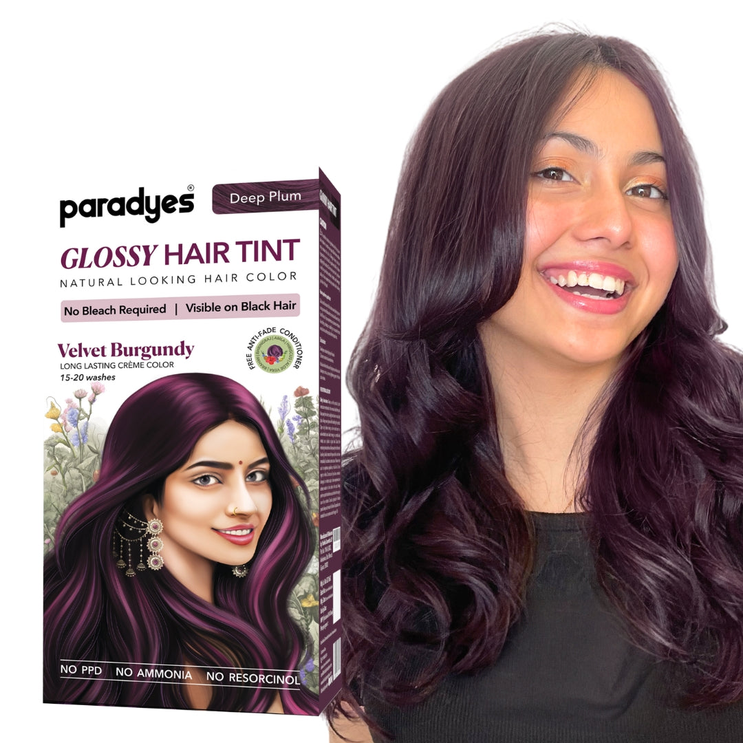 Velvet Burgundy Glossy Hair Tint